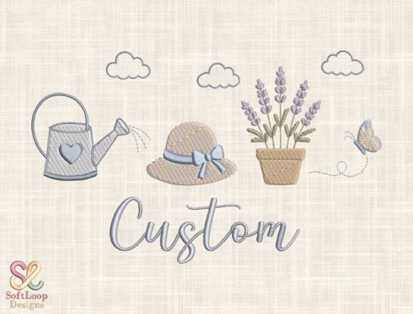 Download Custom Garden Embroidery Design - Garden embroidery Collection