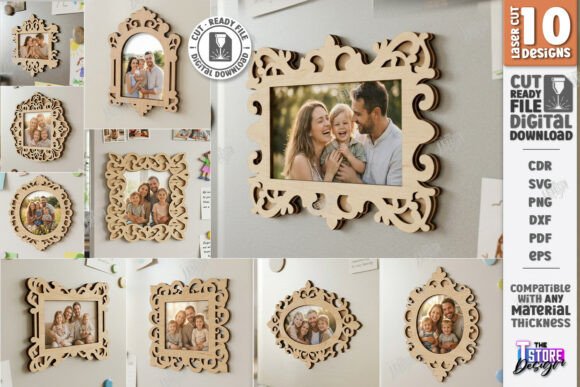 Download Ridge Magnet Frame Laser Cut Bundle - Bundle Collection