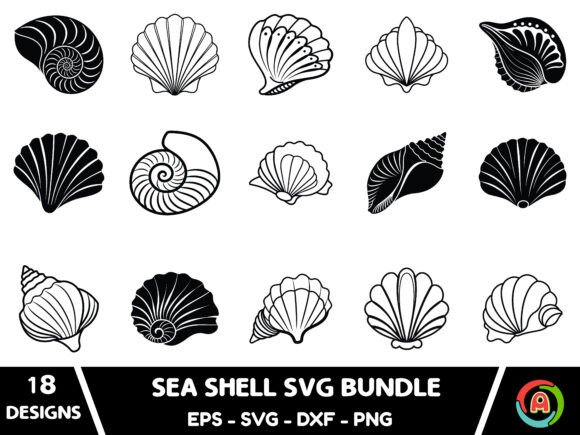 Download Sea Shell Svg Bundle - Bundle Collection