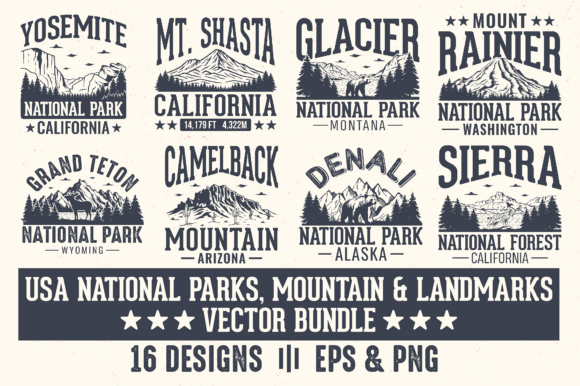 Download USA Mountain &amp; Nature Travel Bundle - Bundle Collection