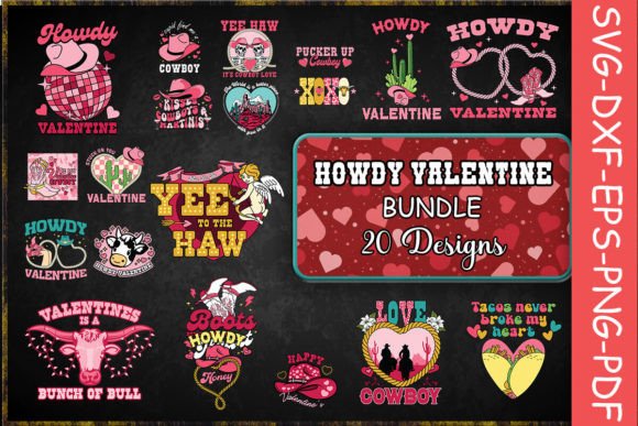 Download Howdy Valentine Bundle SVG - Bundle Collection