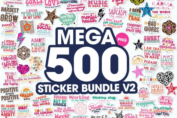 Download Mega PNG Sticker Bundle - Bundle Collection