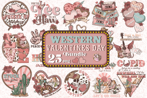 Download Western Valentines Day Bundle - Bundle Collection